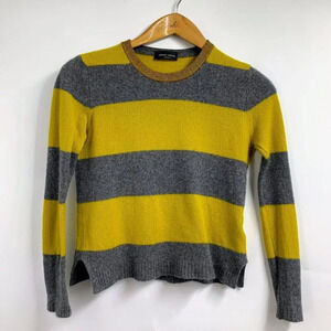 Roberto Collina Women's Cashmere Striped Round‎ Neck Sweater Size S